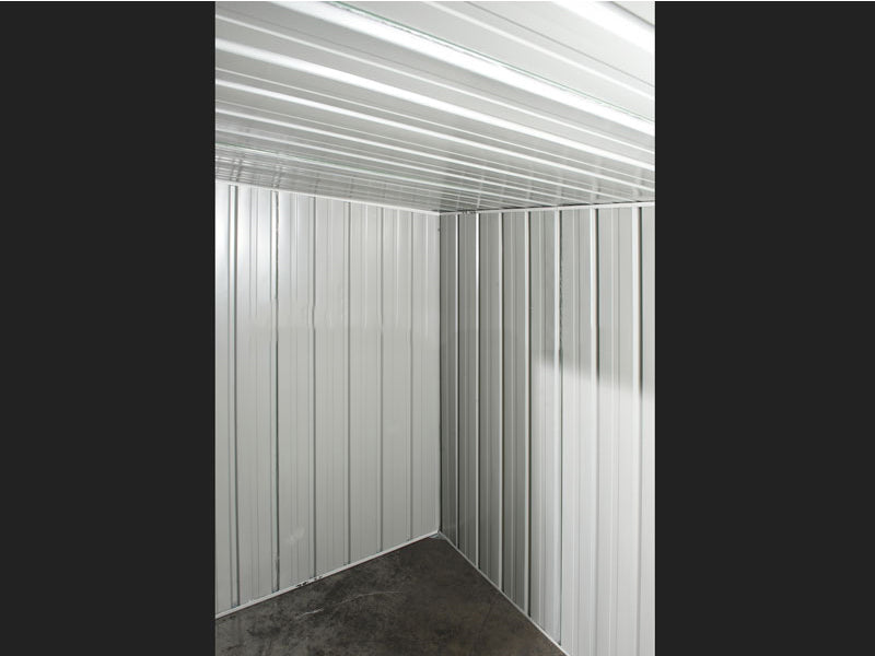 Casetta Box da Giardino in Lamiera di Acciaio Porta Utensili 345x186x192 cm Enaudi Verde