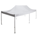 Gazebo da Giardino 3x6m in Alluminio e Poliestere Bianco