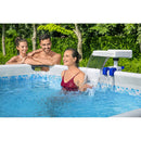 Cascata di Acqua con Luci a LED Rilassante per Piscina Bestway Flowclear 58619