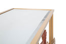 Console Glam Redy 114x41,5x80 cm in Ferro e MDF e Specchio Multicolor      