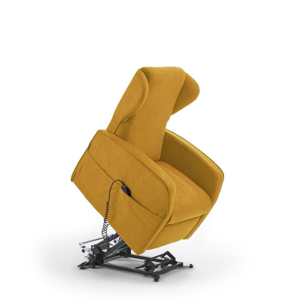 Poltrona Alzapersona Elettrica 2 Motori 73x101x86 cm Adele in Microfibra Dispositivo Medico 1 Giallo online
