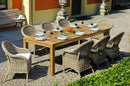 Poltrona da Giardino in Rattan con Cuscino Vorghini Algarve