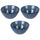 Set 3 Ciotole Ø19x9 cm 1300 ml in Gres VdE Tivoli 1996 Reactive