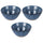 Set 3 Ciotole Ø19x9 cm 1300 ml in Gres VdE Tivoli 1996 Reactive