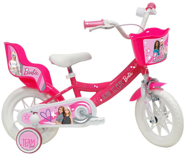 Fahrrad für Mädchen 12" 1 Bremse EVA-Reifen Barbie Pink prezzo