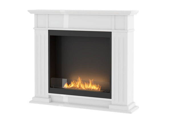Bioethanol Bodenkamin 115x25 cm Inportal 1 Weiß prezzo