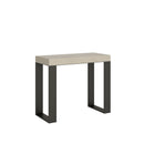 Consolle Allungabile 90-196x40x77 cm Tecno Small Cashmere Telaio Antracite 