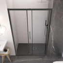 Porta Parete Doccia 150 cm 1 Anta Scorrevole in Cristallo Trasparente 6mm H195 Bonussi Eliane