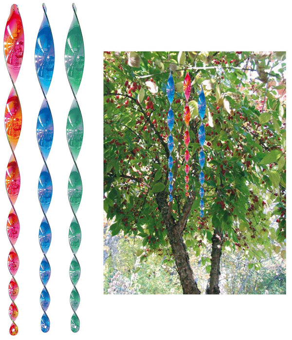 Set 3 Spiralen entfernt farbige Vögel Rama sconto