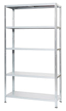Scaffale in Metallo 5 Ripiani 100x40x187 cm Bianco 