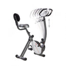 Cyclette Pieghevole Magnetica con Sedile e Manubrio Mobile 100Kg Max 8 Livelli Accesso Basso Toorx BRX-Compact Multifit