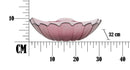 Svuota Tasche Shell Bordeaux Ø32x10 cm Vetro