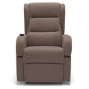 Poltrona Alzapersona Elettrica 71x79x106 cm in Tessuto Bilbao Fango