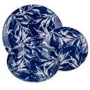 Servizio Piatti 18 Pezzi in Porcellana VdE Tivoli 1996 Forest Leaf Blue