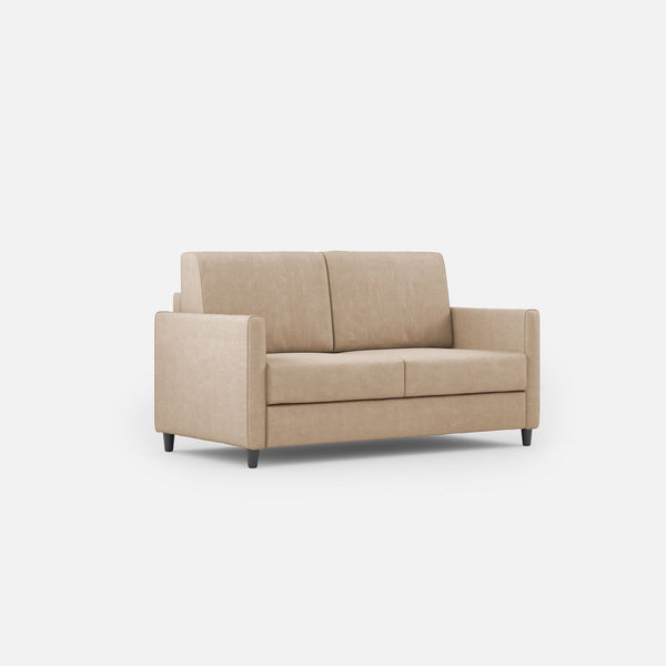 sconto Divano 2 Posti 138x85x85 cm Karay in Tessuto Beige