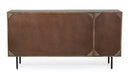 Credenza 2 Ante 3 Cassetti 160x40x83,2 cm in Legno Marrone