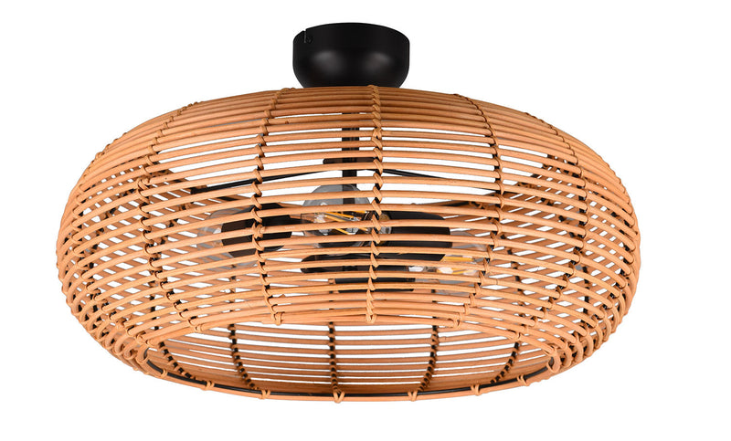 Plafoniera da Interno Attacco E27 in Tessuto Naturale