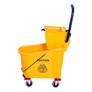 Carrello Pulizie con Strizzatore Rimovibile e Ruote Capacità 36L 61x38x94 cm 