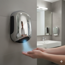 Asciugamani Elettrico con Fotocellula 900W Vama Smart Jet Mini LF ABS Cromato