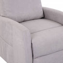 Poltrona Alzapersona Elettrica 1 Motore in Tessuto Grigia