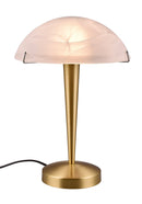 Lampada da Tavolo da Interno Attacco E14 in Metallo Ottone Opaco