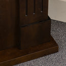 Camino a Bioetanolo da Pavimento ad Angolo 110x63x102 cm Ford Marrone