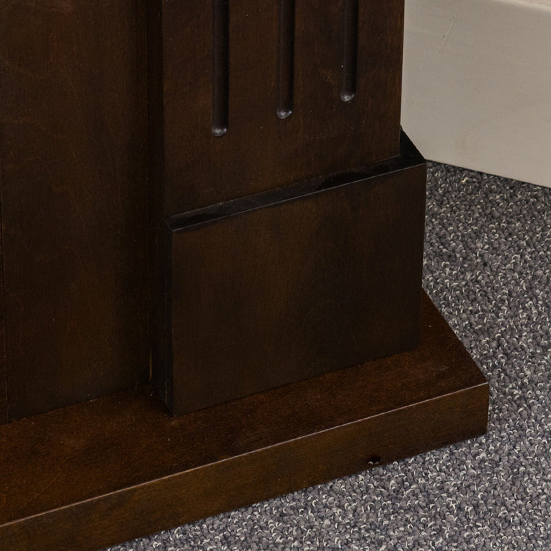 Camino a Bioetanolo da Pavimento ad Angolo 110x63x102 cm Ford Marrone