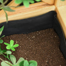 Fioriera da Giardino con Griglia 40x40x160 cm in Legno