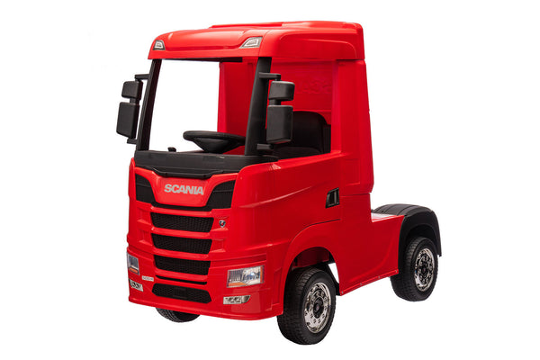 acquista Camion Elettrico per Bambini 126x68x102 cm 24V Scania Rosso