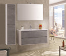 Mobile Bagno Sospeso 140cm TFT Hawaii Bianco Cemento