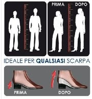 Set 10 Plantari Alzatacco H5 cm in Silicone Morbido Trasparente