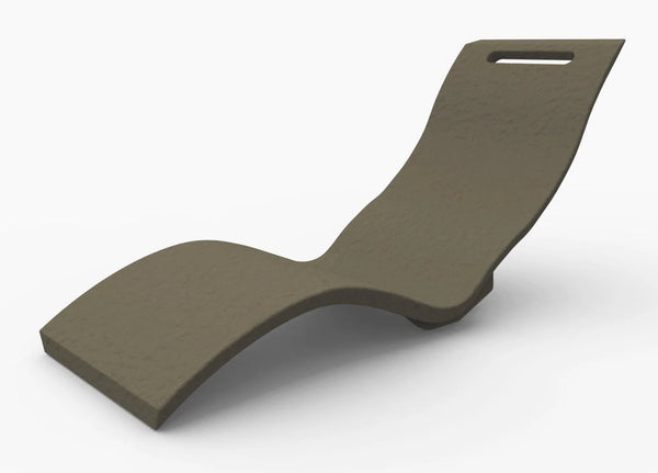 Lettino Chaise Longue da Esterno Giardino Seduta a Terra Arkema Serendipity Dove Grey sconto
