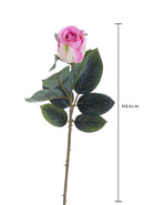Set 12 Rose Artificiali in Boccio H 64 cm