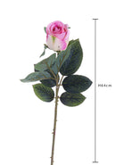 Set 12 Rose Artificiali in Boccio H 64 cm