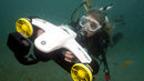 Seascooter Acqua Scooter Elettrico Yamaha Seawing II 8Km/h Grigio e Blu