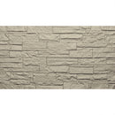 Set 12 Pannelli Decorativi Area 8,6 mq 120x60x2,5 cm Rivestimento Murale Effetto Mattoni in Pietra 3D in PU Greige Tortora