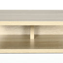 Set da 2 Comodini Sospesi con Cassetto e Ripiano Superiore 35x32x22,5 cm in Legno Bianco e Rovere