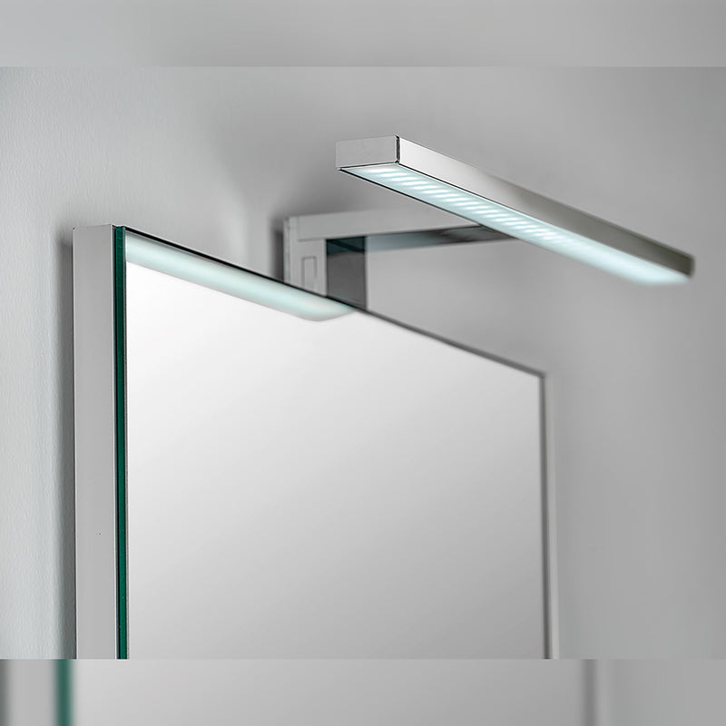 Applique Led per Specchio da Bagno Aquarius 300 - 450 mm A300 Cromato Emuca