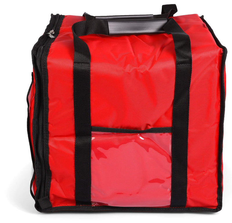 Borsa Termica Porta Pizze da Asporto 8/10 Cartoni Safemi Express 10 Rossa e Nera