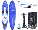 SUP Tavola Gonfiabile 365x84x15 cm con Pagaia Zaino e Accessori Wattsup Marlin Blu