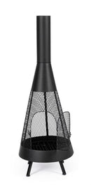 Braciere da Giardino Ø50x138h cm Efesto Nero 