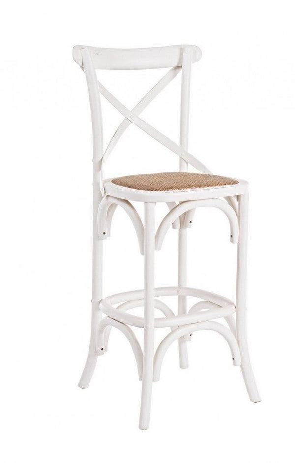 acquista White Cross Barhocker aus Holz
