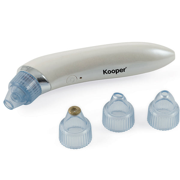 Kooper wiederaufladbarer 3-Gang-Mitesser-Aspirator Weiß sconto
