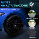 Macchina Elettrica per Bambini 108x69,5x51 cm Licenza BMW M4 con Telecomando Clacson e Fari Blu      