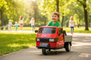 Macchina Elettrica per Bambini Licenza Piaggio Apecar 12V Rosso