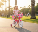 Bicicletta per Bambina 12" 1 Freno Gomme in EVA Barbie Rosa