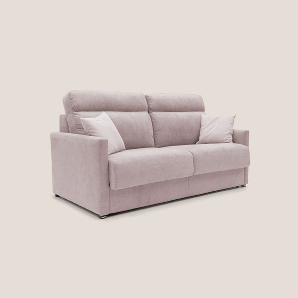 Divano Letto 2 Posti 176x102x97 cm in Tessuto Rosa online