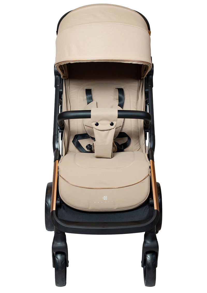 Passeggino Pieghevole Chiusura Automatica per Bambini Barotti Mega Beige