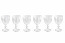 Set 6 Calici Ø9x16 cm in Vetro Villa d'Este Home Tivoli Chateau Trasparenti