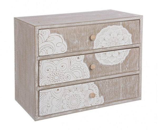 Shiva Kommode mit 3 Holzschubladen acquista